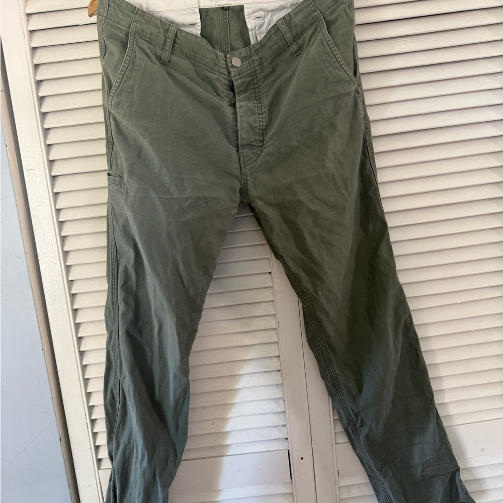Maiden Noir Classic Olive Chinos for Men